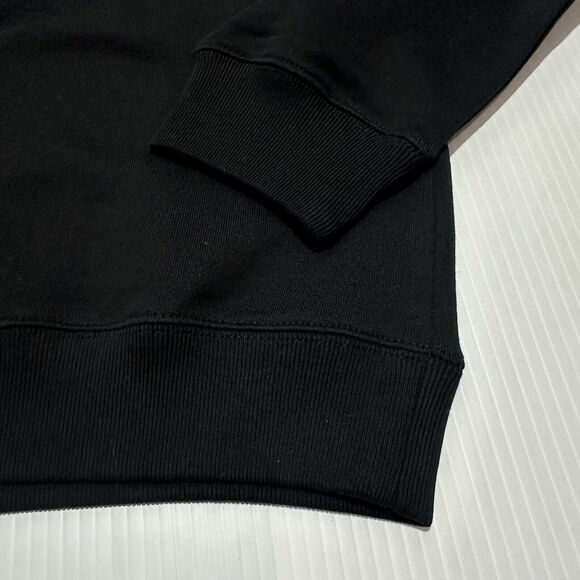 NWT Versace Men Size XL Embroidered Red Logo Black Sweatshirt Sweater $850 - Picture 4 of 8